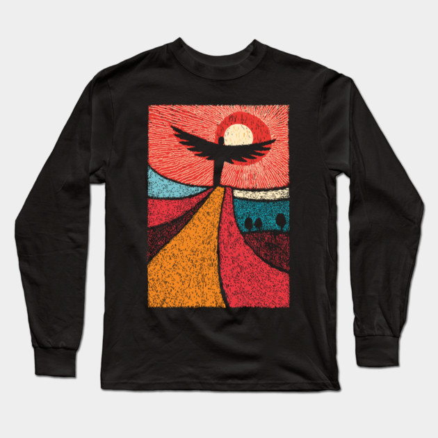 Phoenix Rising | A Symbol of Rebirth and New Beginnings Long Sleeve T-Shirt by TuncGK