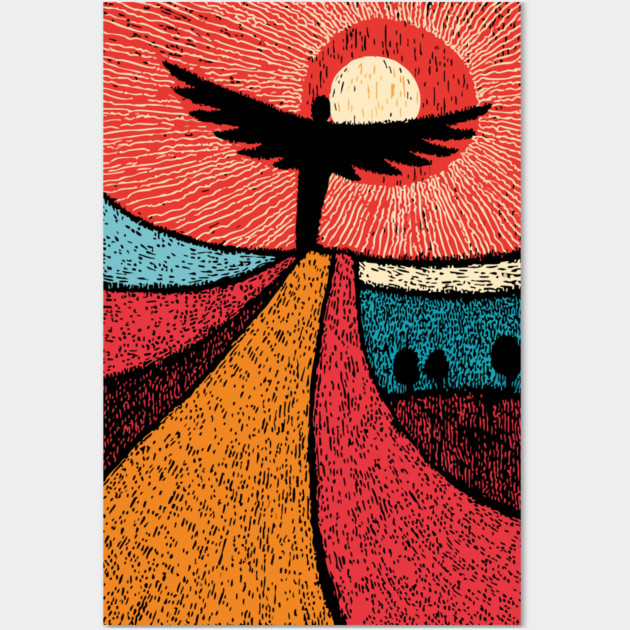 Phoenix Rising | A Symbol of Rebirth and New Beginnings Wall Art by TuncGK