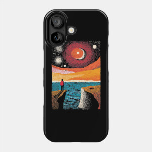 Facing the Sublime | Powerful Ocean Sunset Phone Case