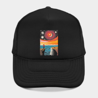 Facing the Sublime | Powerful Ocean Sunset Hat