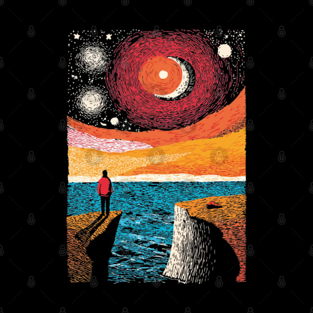 Facing the Sublime | Powerful Ocean Sunset by TuncGK