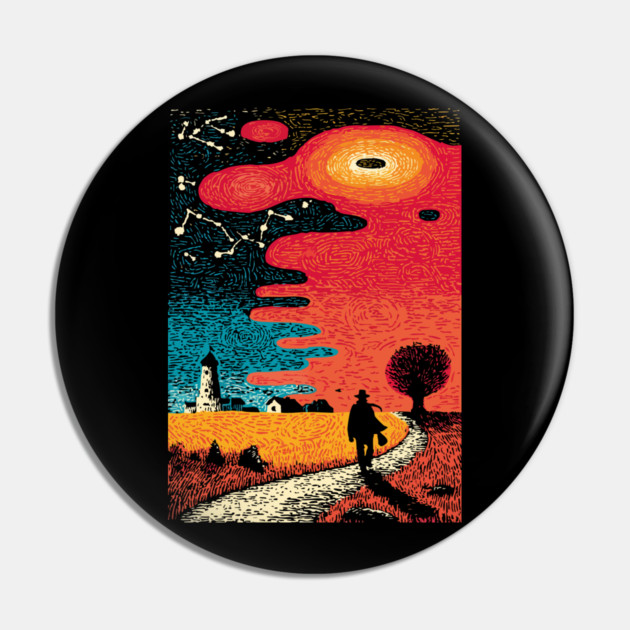 Finding the Way | Lighthouse of Spiritual Guidance Pin by TuncGK