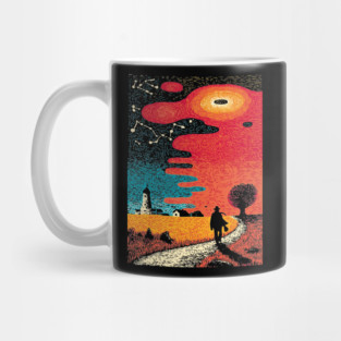 Finding the Way | Lighthouse of Spiritual Guidance Mug