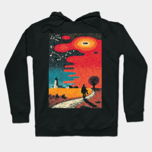 Finding the Way | Lighthouse of Spiritual Guidance Hoodie