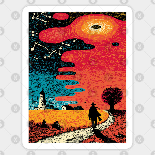 Finding the Way | Lighthouse of Spiritual Guidance Sticker by TuncGK