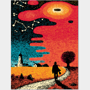 Finding the Way | Lighthouse of Spiritual Guidance Posters and Art