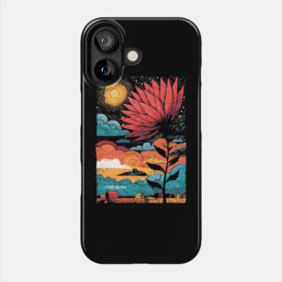 Groovy Growth | 70s Retro Psychedelic Flower Phone Case