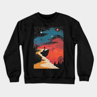 The Long Path | An Existential Journey Crewneck Sweatshirt