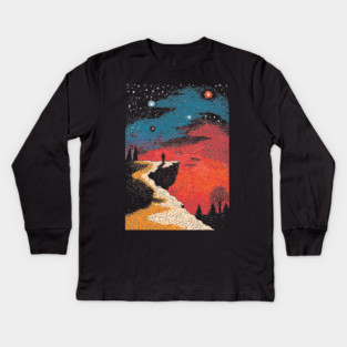 The Long Path | An Existential Journey Kids Long Sleeve T-Shirt