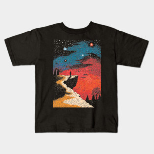 The Long Path | An Existential Journey Kids T-Shirt