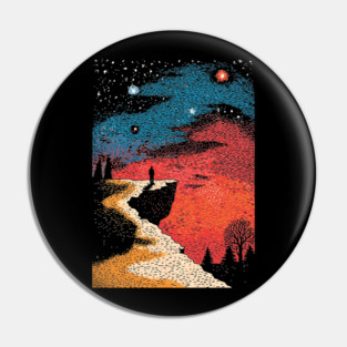 The Long Path | An Existential Journey Pin