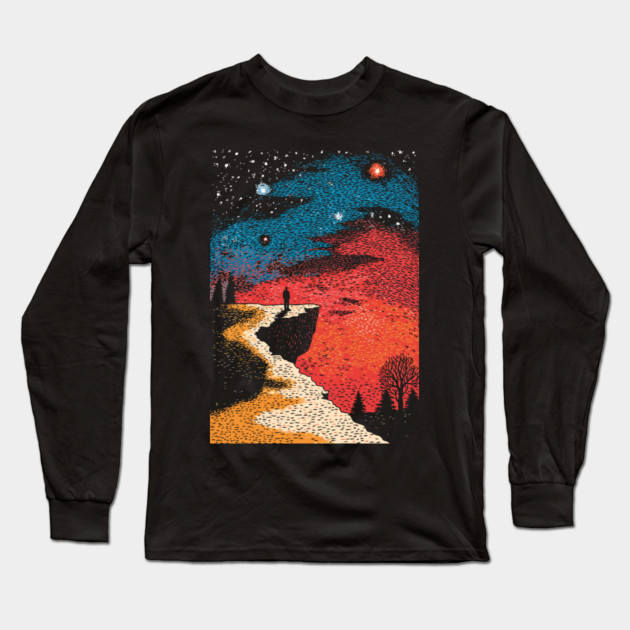 The Long Path | An Existential Journey Long Sleeve T-Shirt by TuncGK