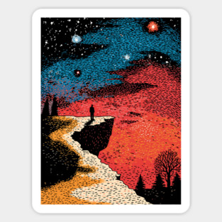 The Long Path | An Existential Journey Sticker