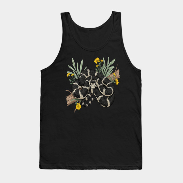 California Kingsnake with Desert Flowers Tank Top by BirdsnStuff