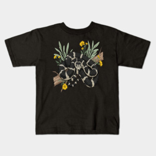 California Kingsnake with Desert Flowers Kids T-Shirt