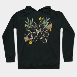 California Kingsnake with Desert Flowers Hoodie