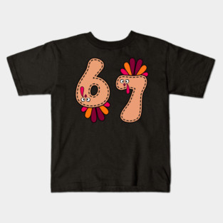 67 Thanksgiving Turkey Kids T-Shirt