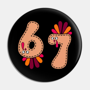 67 Thanksgiving Turkey Pin