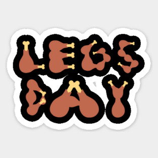 Legs Day Thanksgiving Turkey Magnet