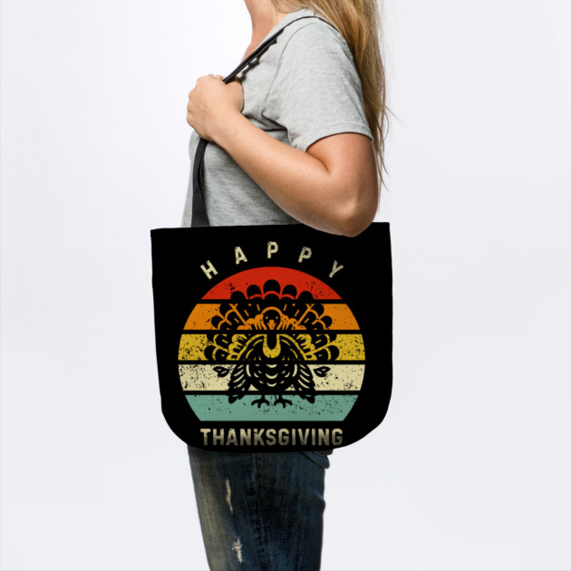 Vintage Sunset Turkey Happy Thanksgiving by Creatifly Graphic Tees