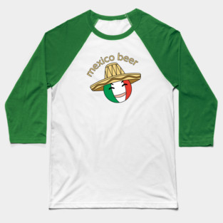 Mexico Beer Baseball T-Shirt