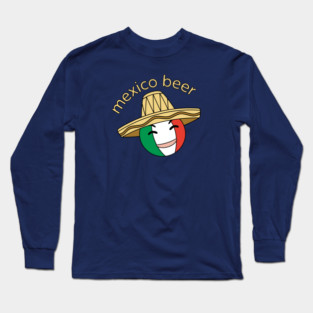 Mexico Beer Long Sleeve T-Shirt