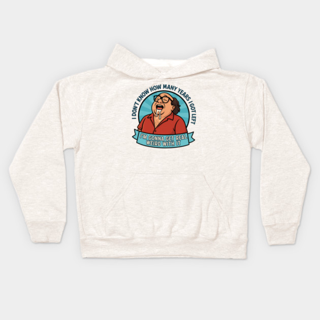 Embrace the Strange Sticker Kids Hoodie by Tv Moments