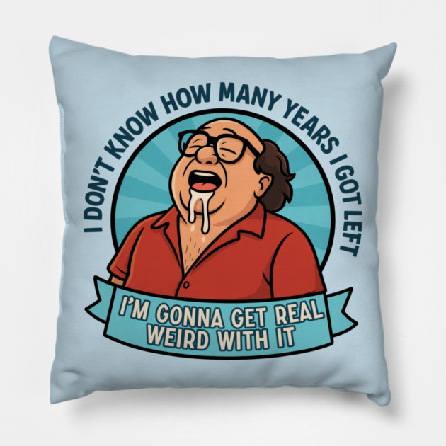 Embrace the Strange Sticker Pillow by Tv Moments