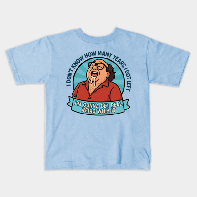 Embrace the Strange Sticker Kids T-Shirt by Tv Moments