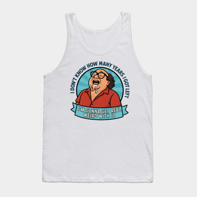 Embrace the Strange Sticker Tank Top by Tv Moments