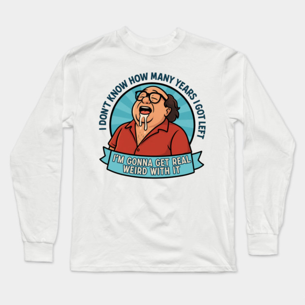 Embrace the Strange Sticker Long Sleeve T-Shirt by Tv Moments