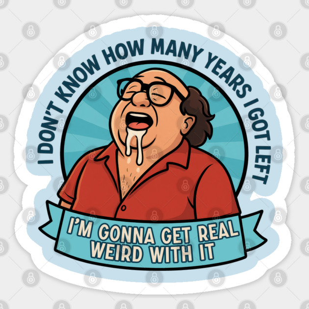 Embrace the Strange Sticker Sticker by Tv Moments