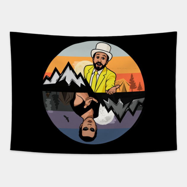 Dayman Nightman Parallels Tapestry by Tv Moments