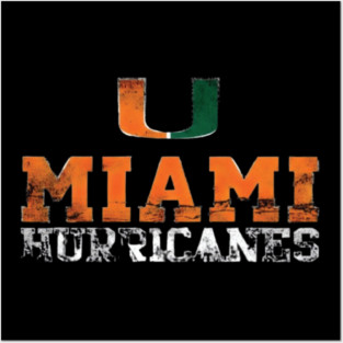Miami-Hurricanes Posters and Art