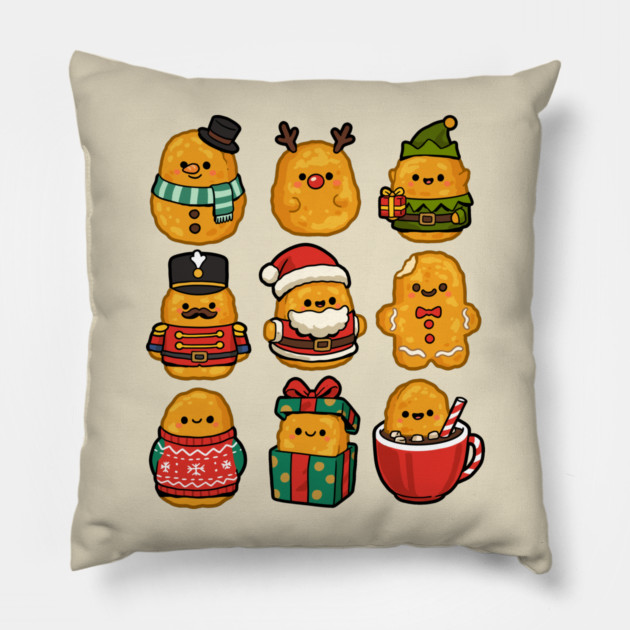 Christmas Nuggets Pillow by GoshWow®
