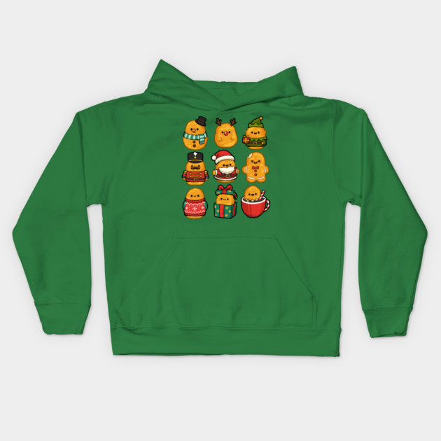 Christmas Nuggets Kids Hoodie by GoshWow®