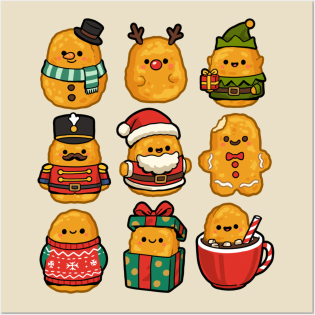 Christmas Nuggets Wall Art by GoshWow®