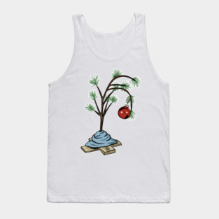 Charlie Brown Christmas Tree Tank Top