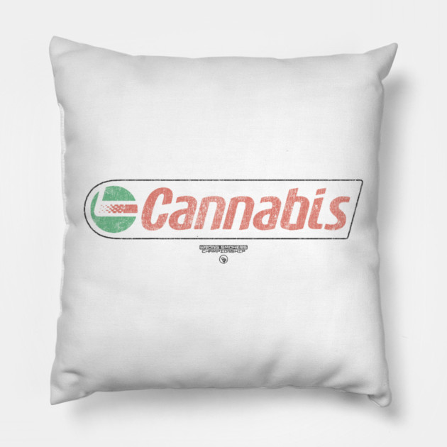 Cannabis Pillow by Wrongteeshirt