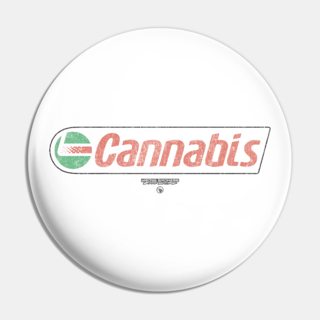 Cannabis Pin by Wrongteeshirt