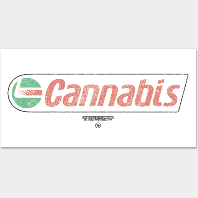Cannabis Wall Art by Wrongteeshirt