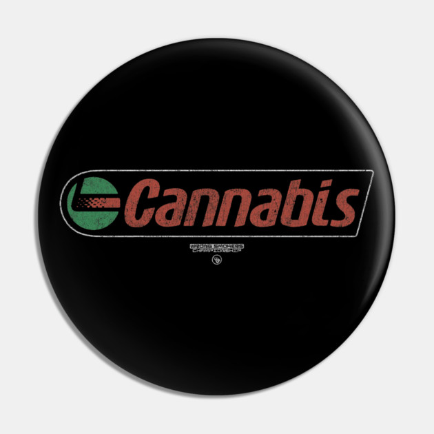 Cannabis Pin by Wrongteeshirt