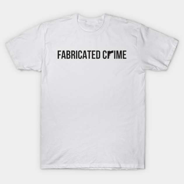 Fabricated Crime - Horizontal Logo T-Shirt by Jesus's Store