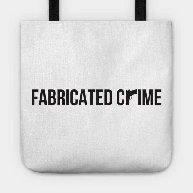 Fabricated Crime - Horizontal Logo Tote by Jesus's Store