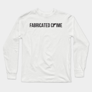 Fabricated Crime - Horizontal Logo Long Sleeve T-Shirt