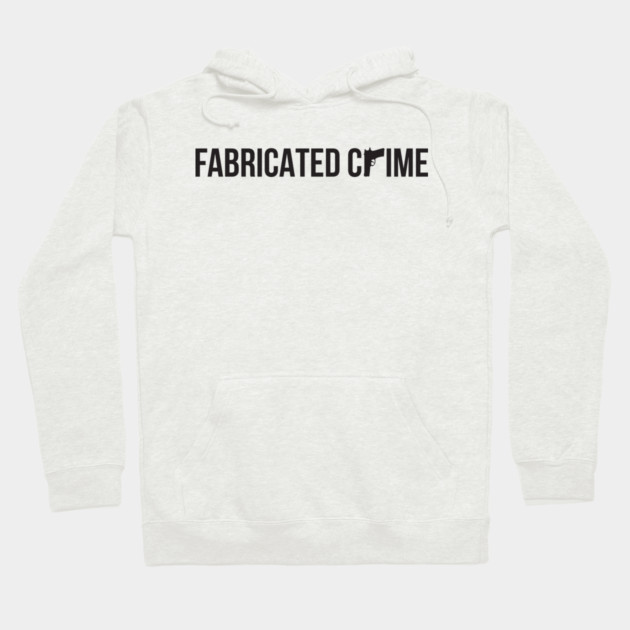 Fabricated Crime - Horizontal Logo Hoodie by Jesus's Store