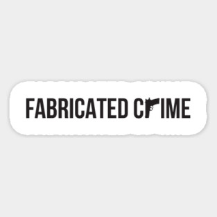 Fabricated Crime - Horizontal Logo Magnet