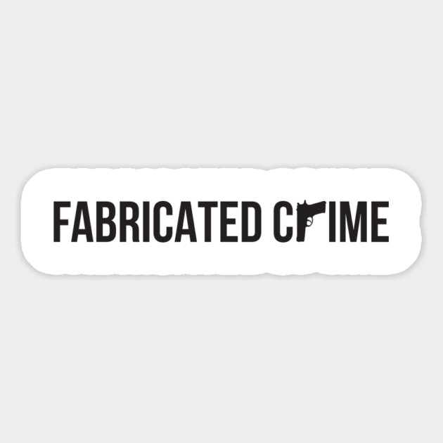 Fabricated Crime - Horizontal Logo Magnet by Fabricated Crime
