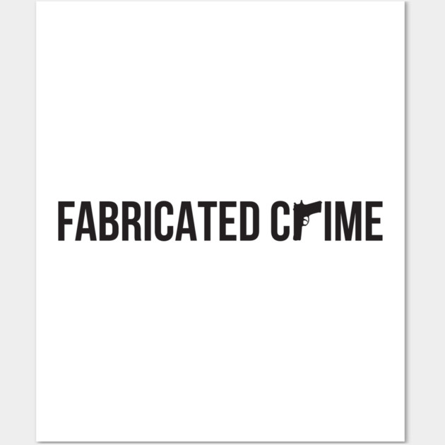 Fabricated Crime - Horizontal Logo Wall Art by Jesus's Store