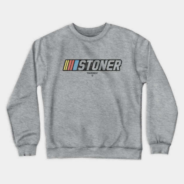 STONER SPEED STRIPES Crewneck Sweatshirt by Wrongteeshirt